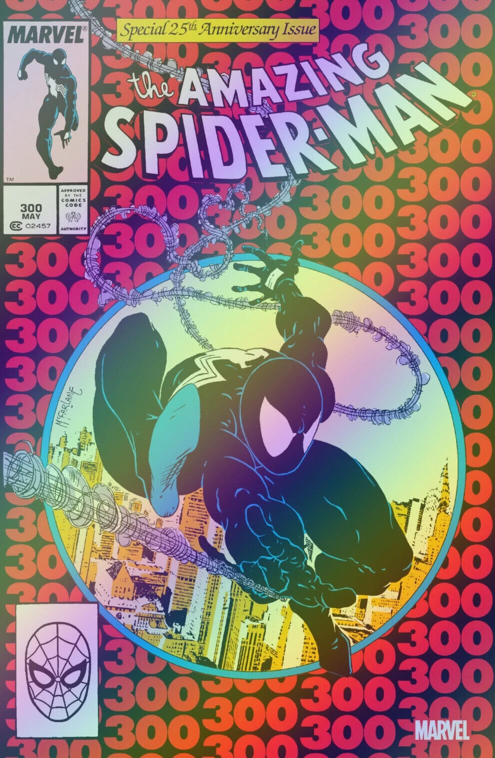 AMAZING SPIDERMAN 300 FOIL FACSIMILE VARIANT NM FAX 1st APPEARANCE of VENOM