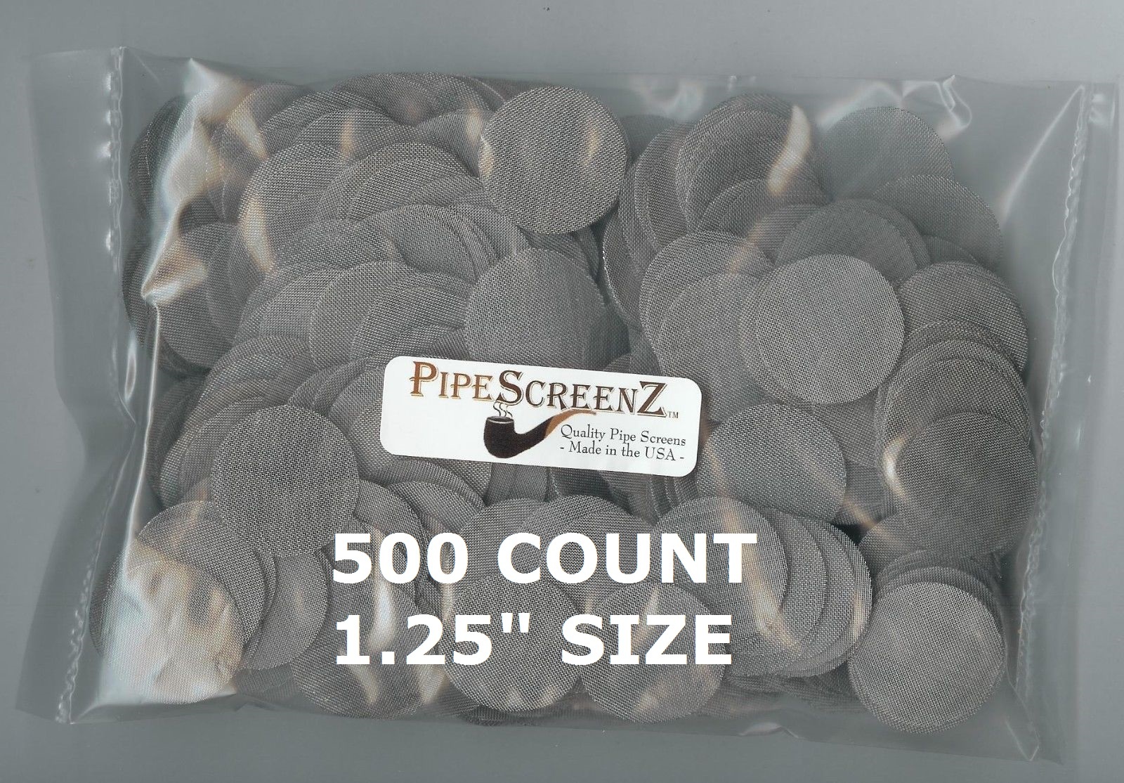 WHOLESALE LOT of 500+ Count 1.25″ STAINLESS STEEL PIPE SCREENS – MADE IN THE USA