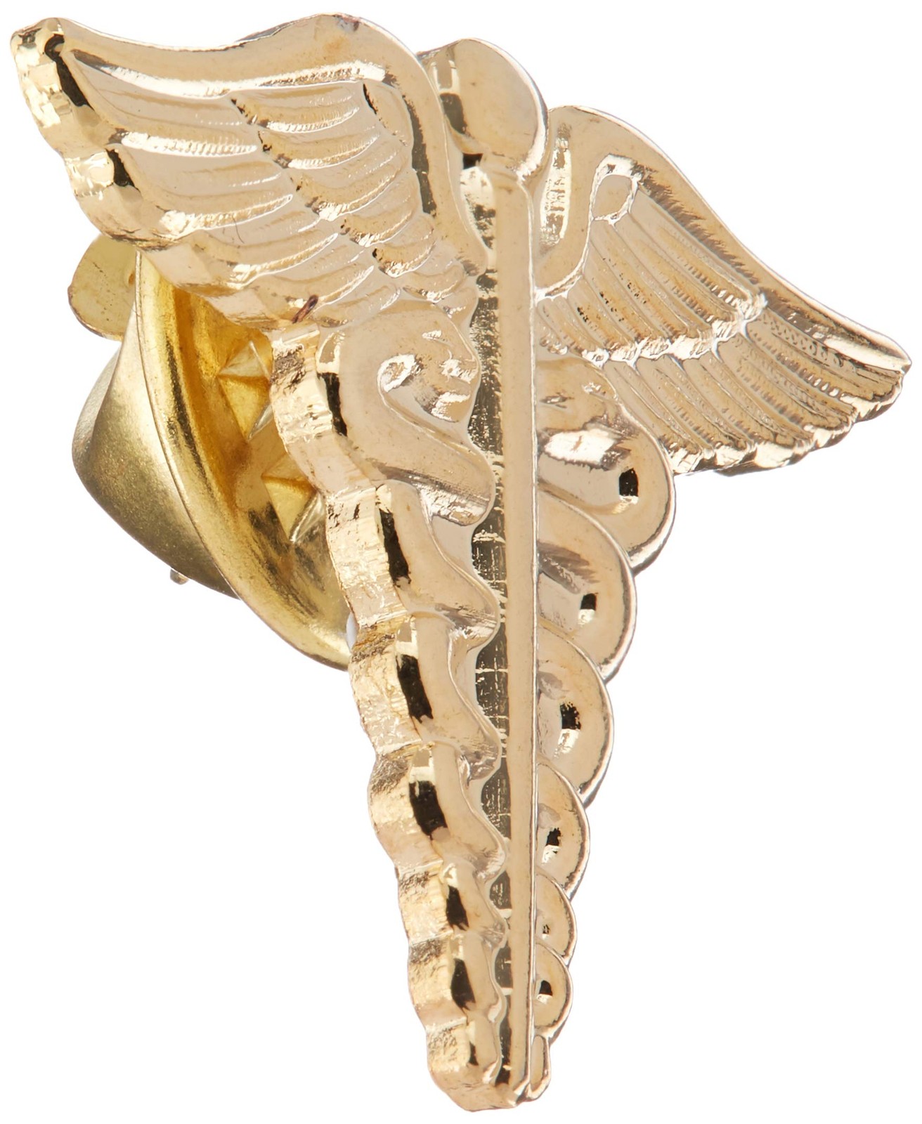 EagleEmblems P64047 PIN-Army,Medic,Caduceus (GLD) (Mini) (3/4”)