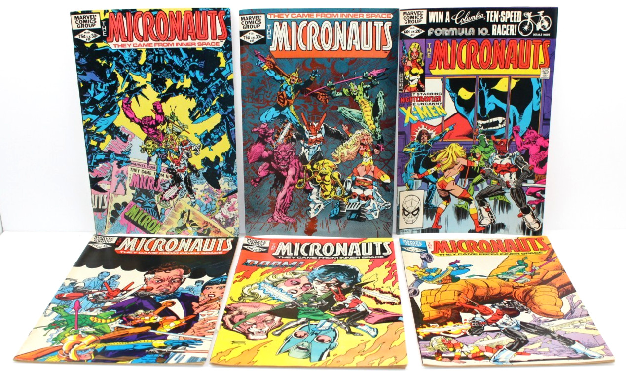 Marvel Comics (48) Micronauts space #1-2 Annual, 2-7,9-45,53 & 55 VG Condition