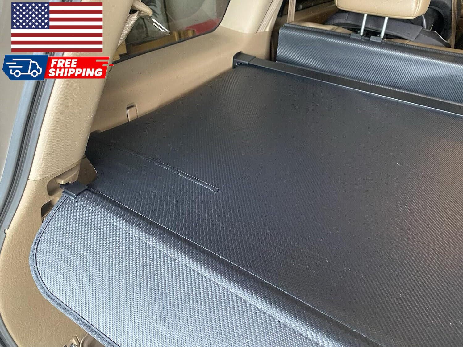 Retractable Cargo Cover Compatible with Honda Pilot 2003-2008 Trunk Accessori…