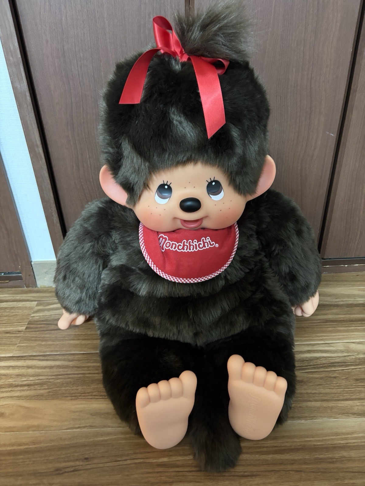 Sekiguchi Monchhichi Premium Standard 2L Size Brown Girl