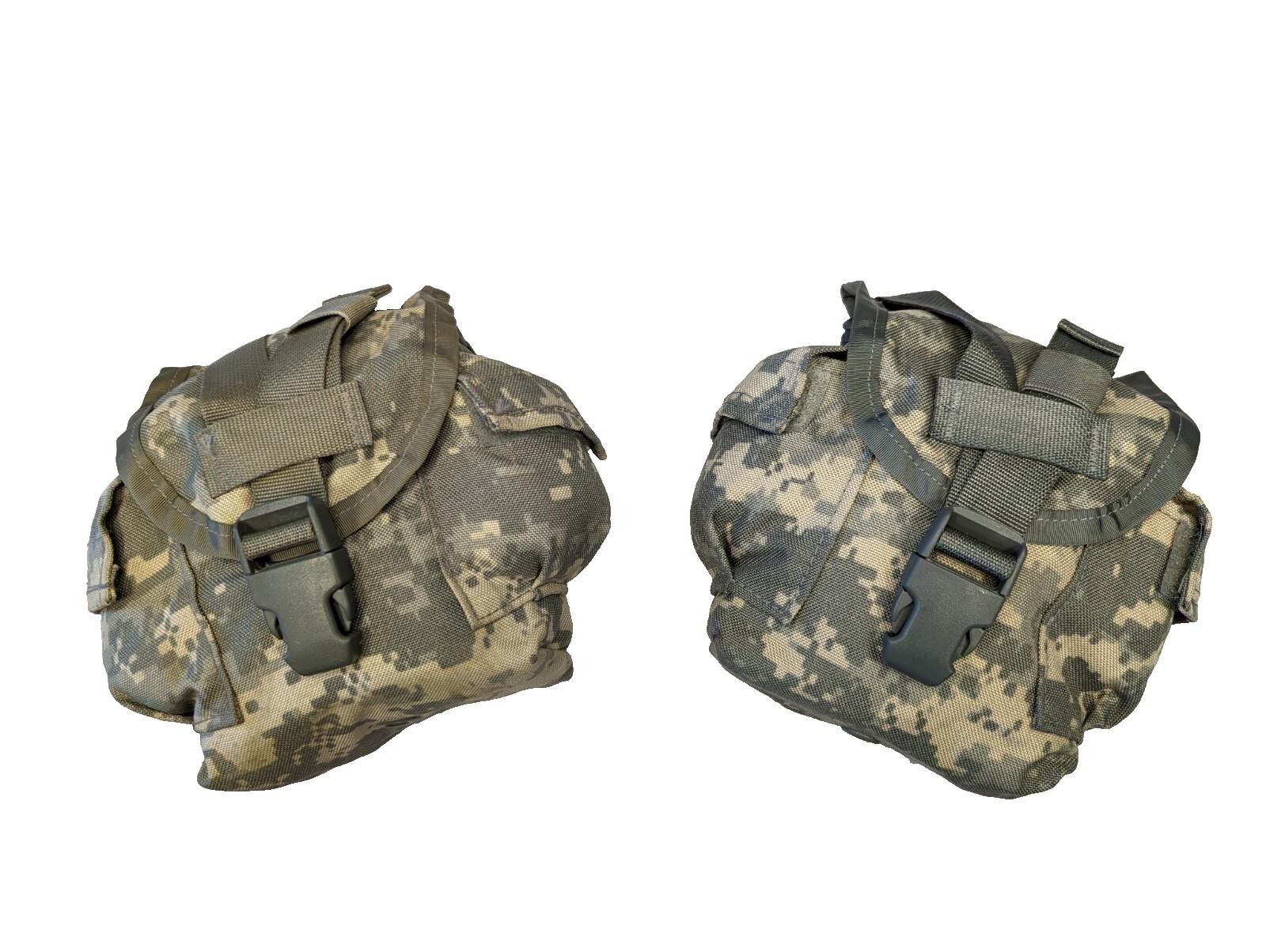 MOLLE II 1 QT Canteen Cover / General Purpose Pouch ACU – 2 Pack