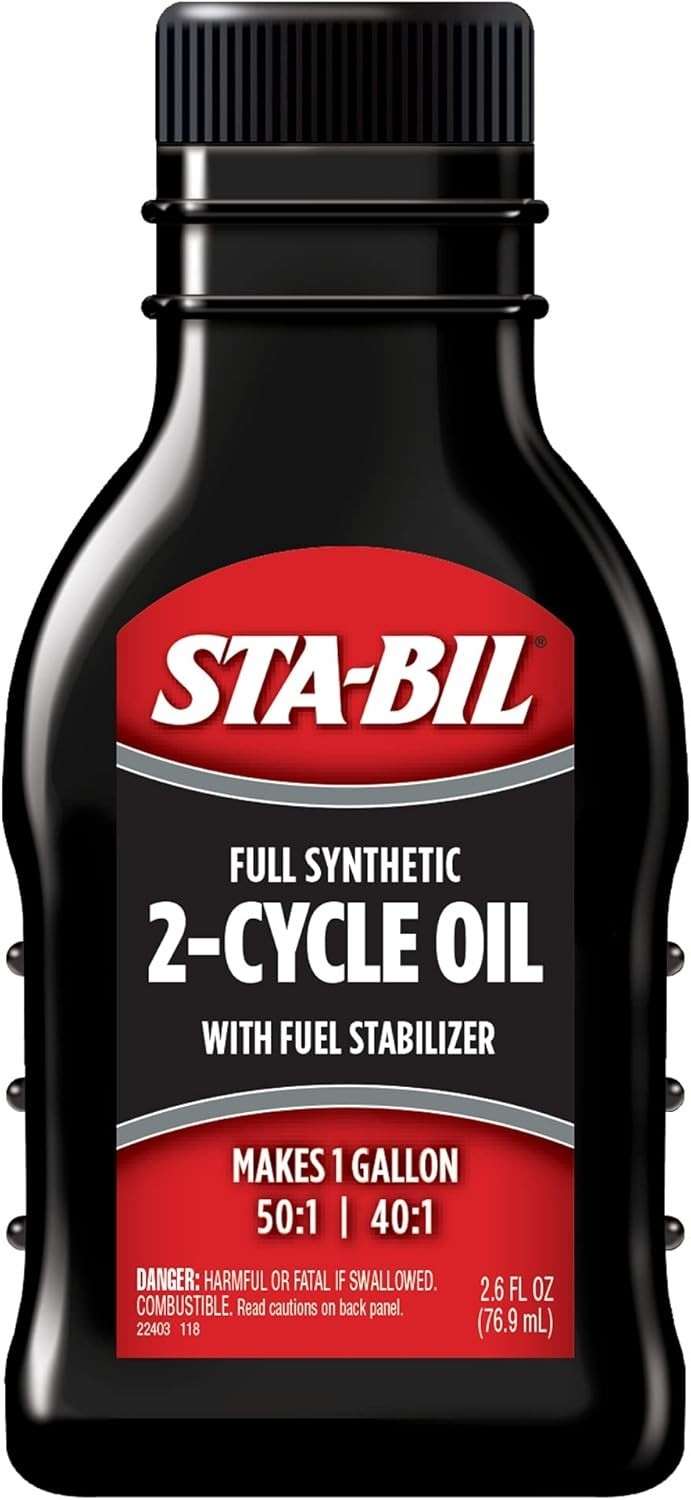 Efficient Full Synthetic 2-Cycle Oil – Guarantees 12- Protection, 2.6 oz