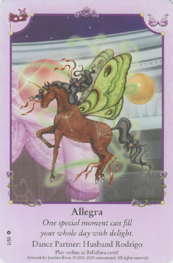 Bella Sara Single Non-Foil Bella’s Ball Card