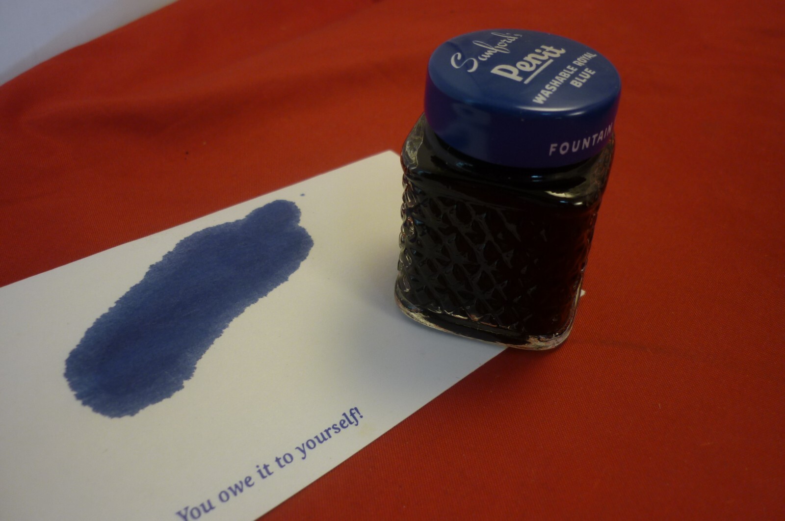 Sanford’s Penit Washable Royal Blue Fountain Pen Ink NOS #256