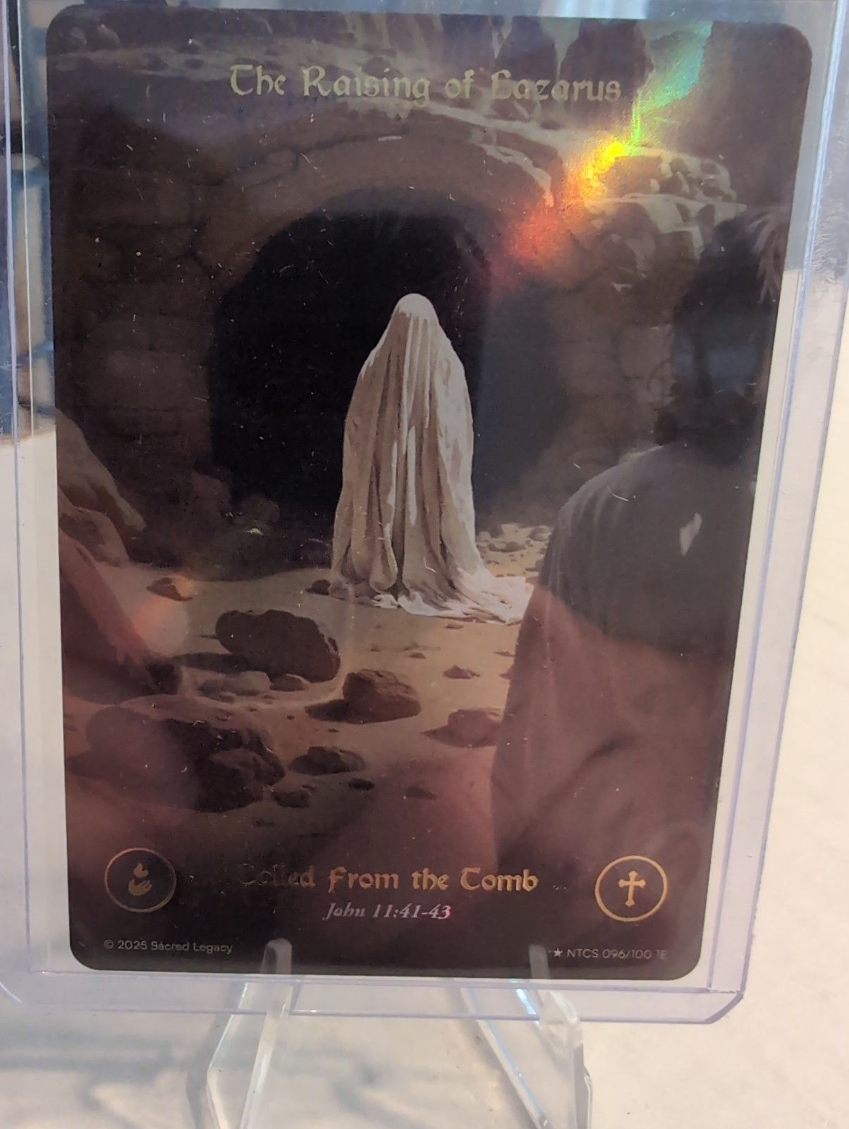2025 – Sacred Legacy Cards – The Raising Of Lazarus – Full Art – Holo – 096/100