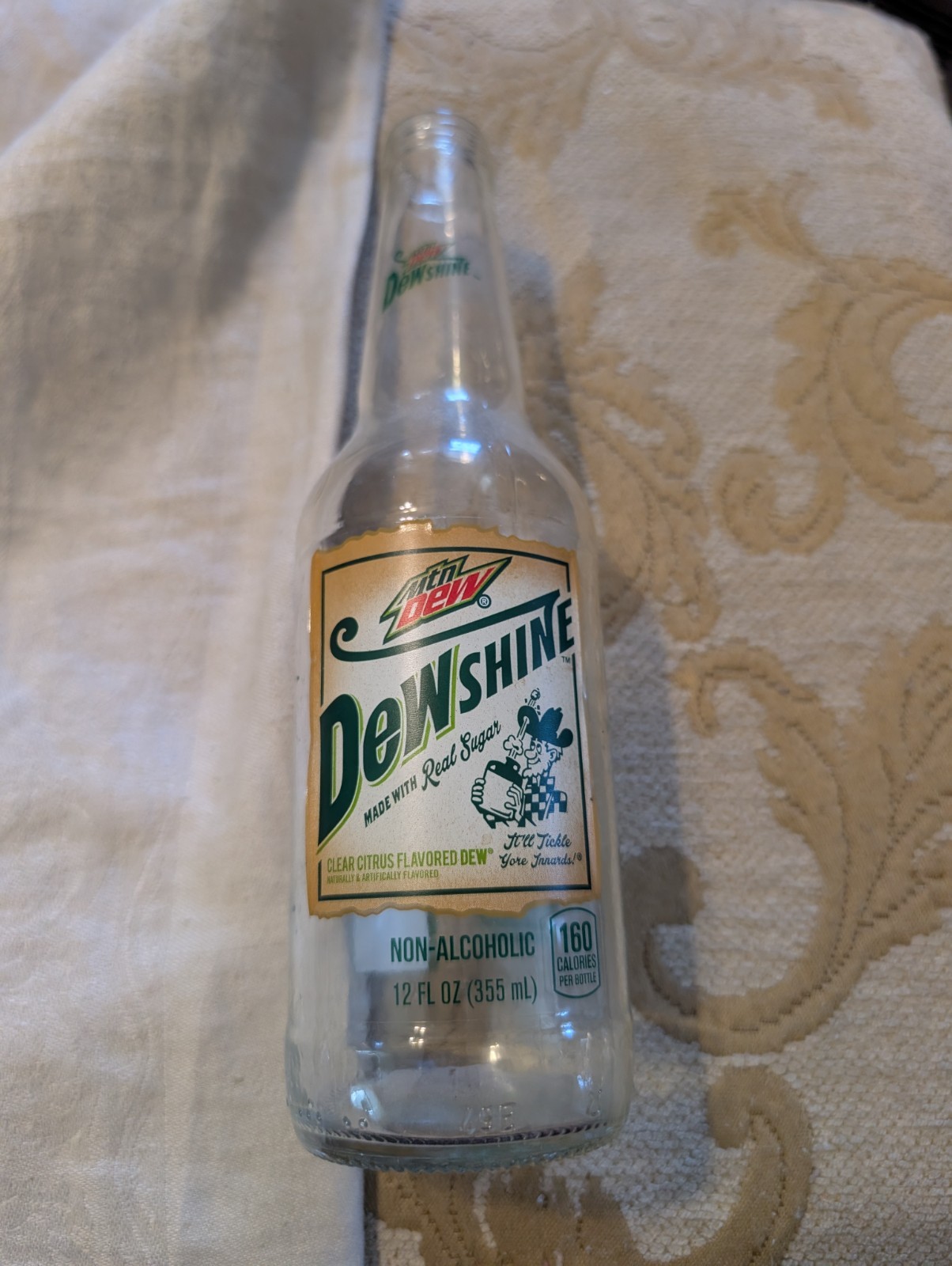 Discontinued Limited Edition Empty Bottle Mountain Dew Dewshine 12 oz