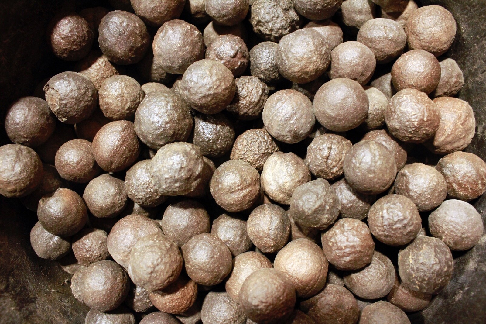 Moqui Marbles • Iron Concretions • One Pair, About 1.50″ diameter