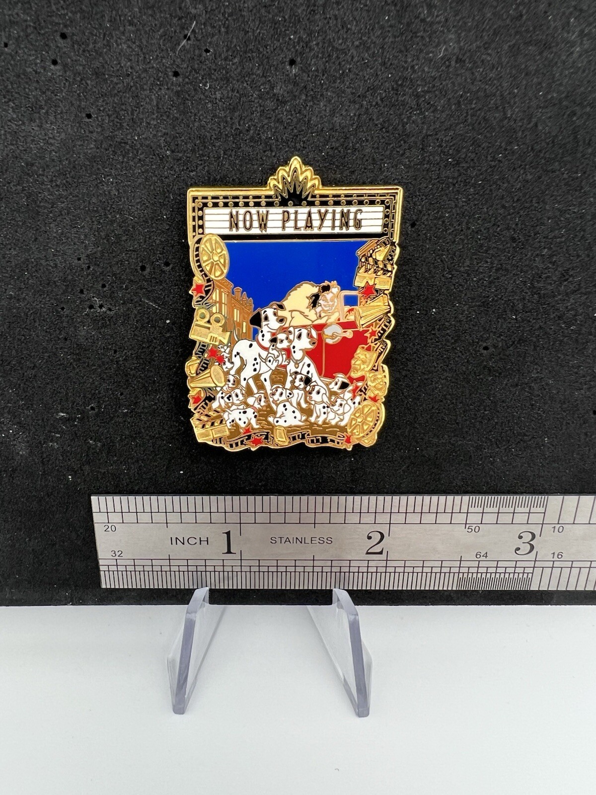 Disney Store Japan 101 Dalmatians Now Playing Movie Pin 2001