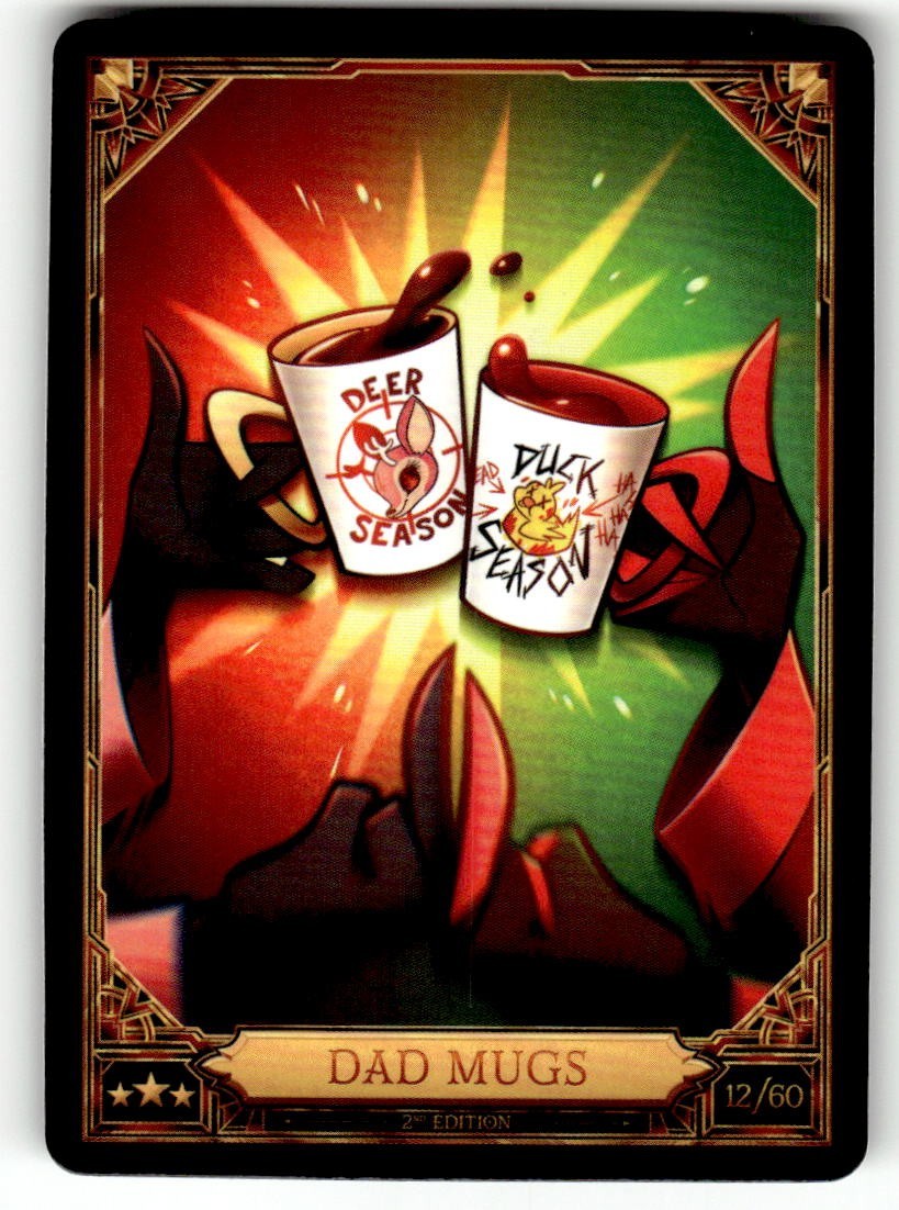 Hazbin Hotel Season 2 Trading Cards 12/60 DAD MUGS 2nd Edition NON-FOIL