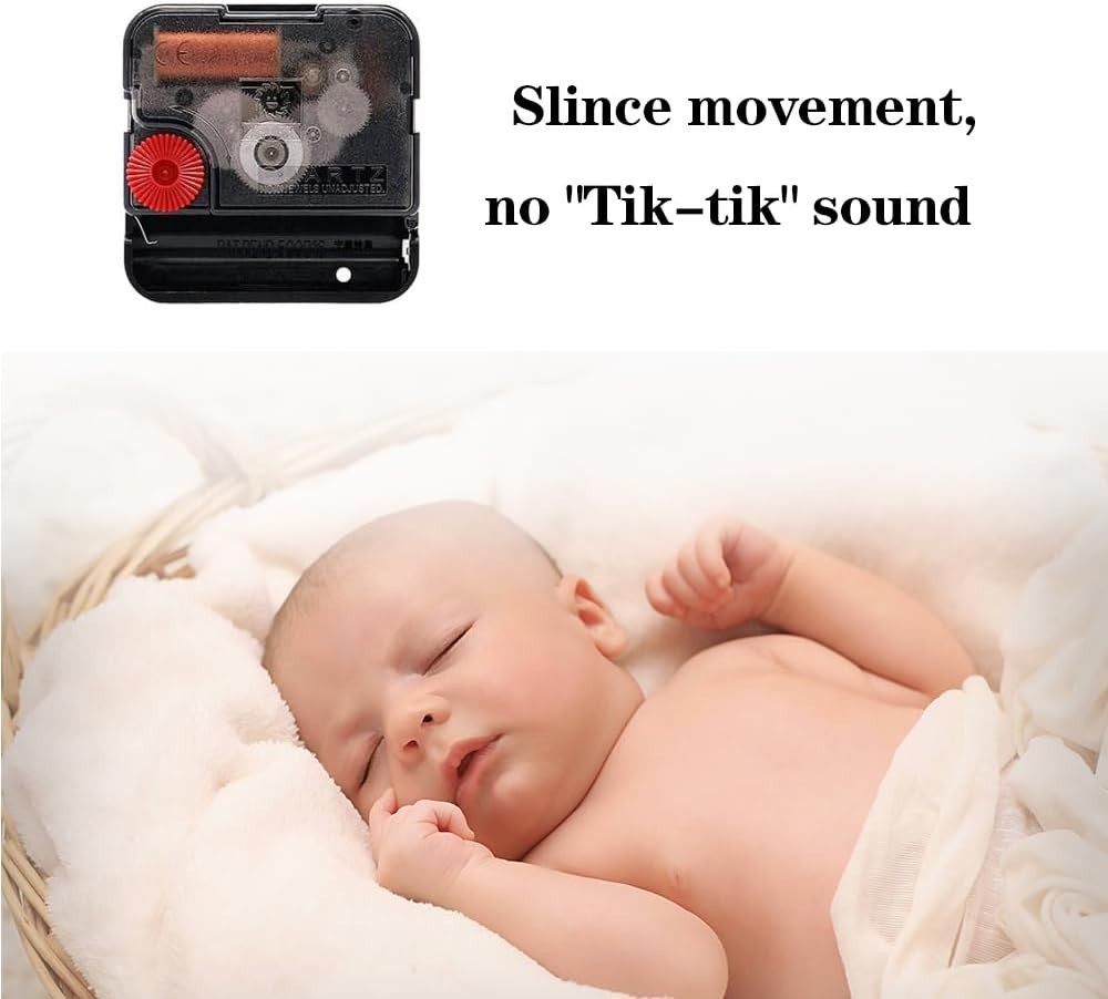 DIY Silent Clock Movement Replacement Kit – Long & Short Shaft Options Included