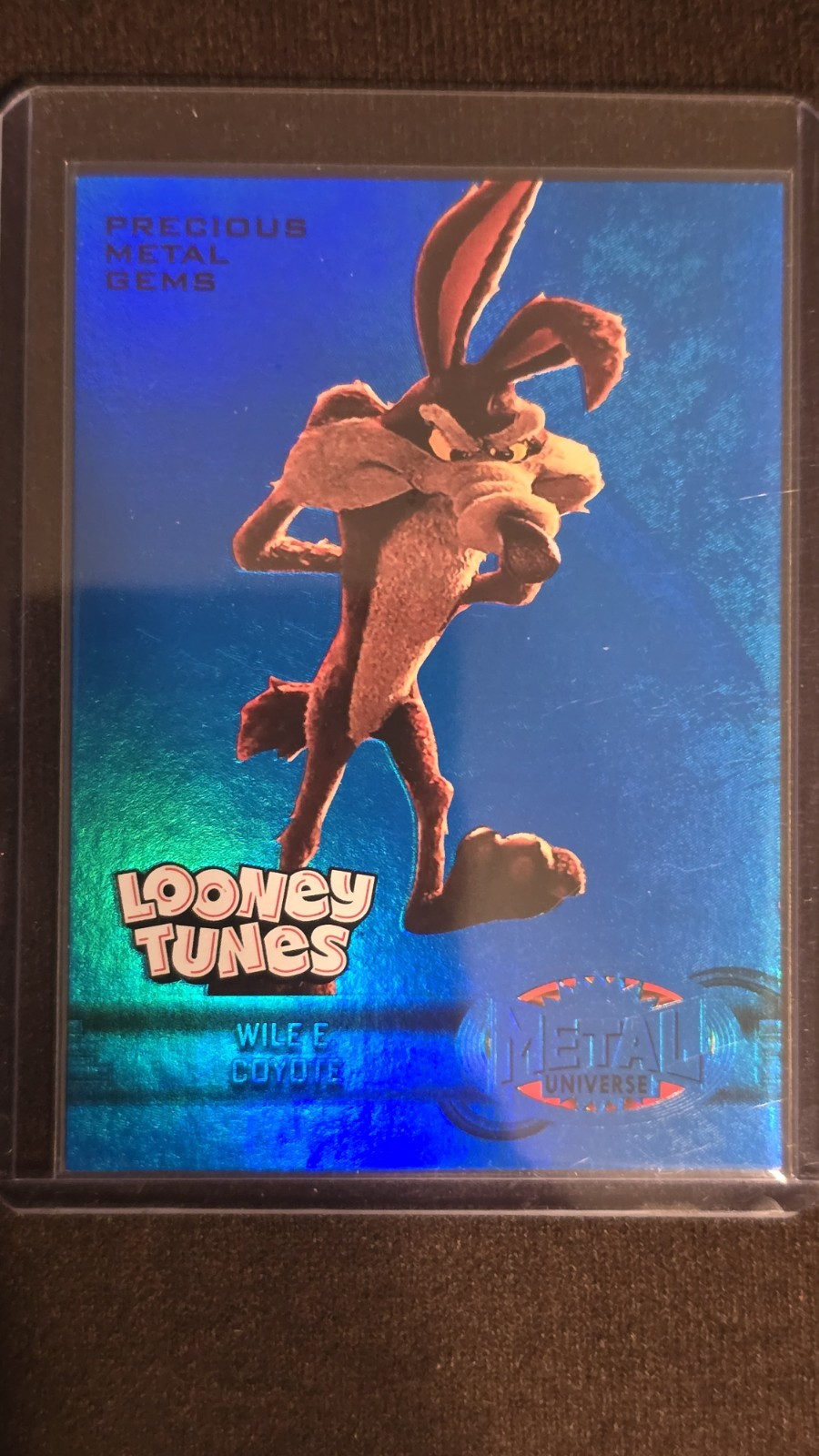 FLEER SKYBOX WILE E. COYOTE BLUE Precious Metal Gems RMU-16 PMG #30/50