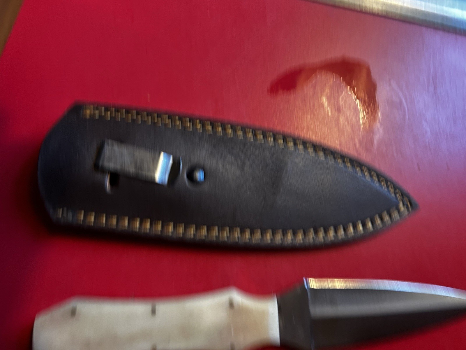 Doc Holiday Knife tombstone Dagger Stainless 4.5blade Wild West Knife Flaws