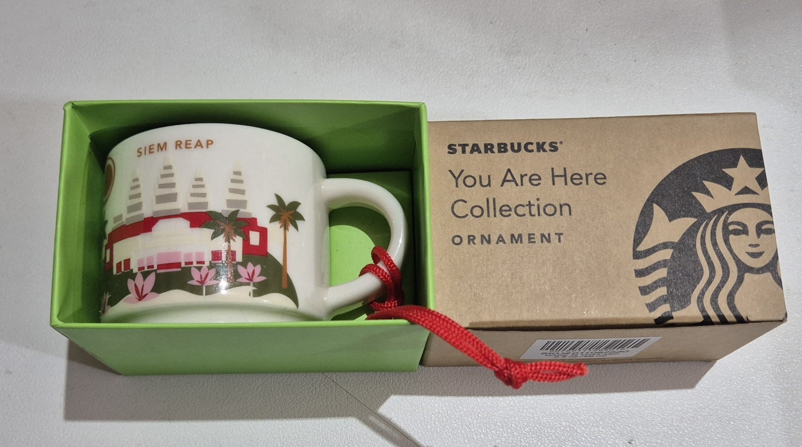Starbucks 2017 Cambodia Siem Reap You Are Here 2oz (59ml) City Ornament