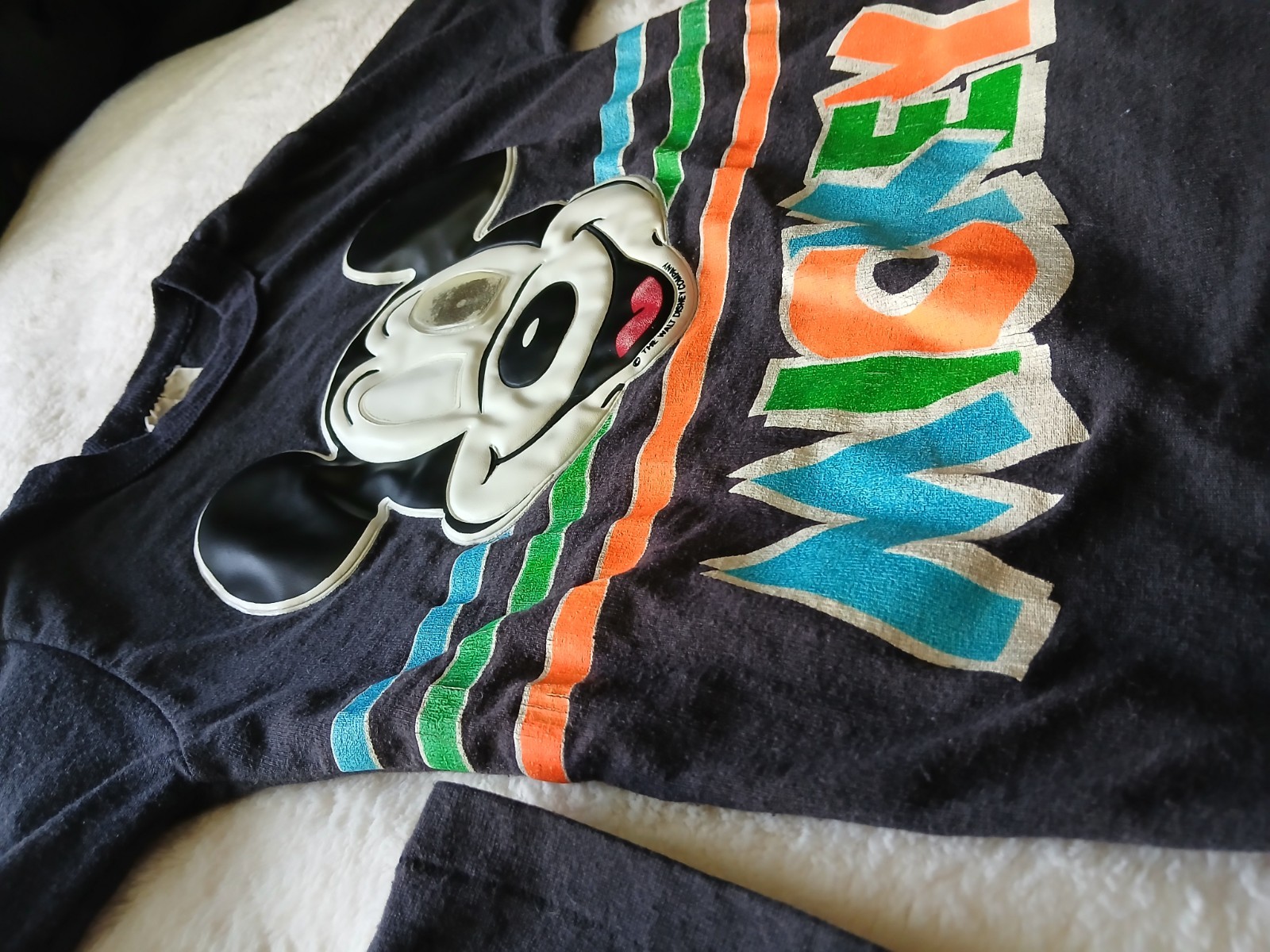 Disney Mickey Mouse Kids “Dimension Weld” Single Stitch Hem Tees Set of 2 RARE
