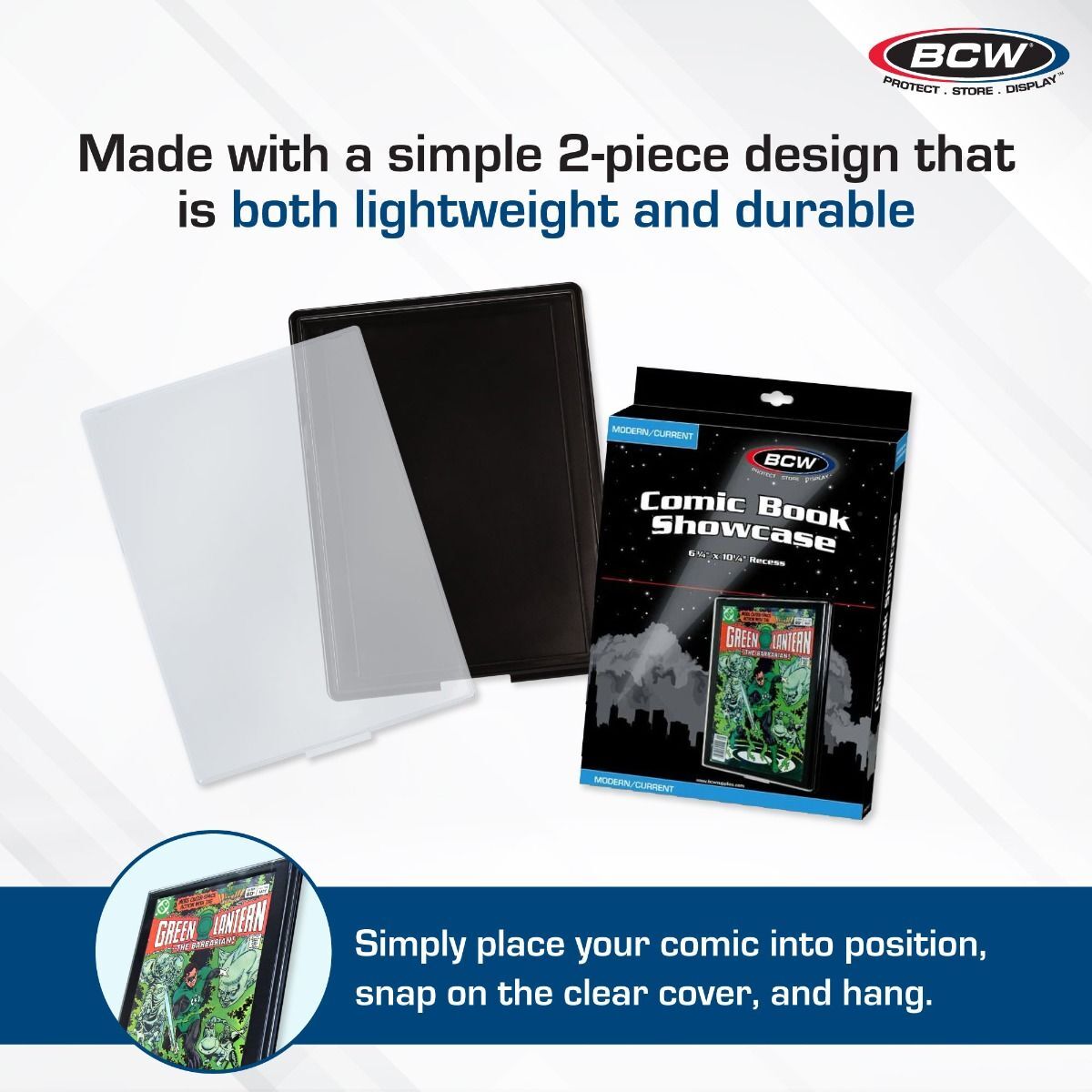 4 BCW Current Comic Book Black Showcases