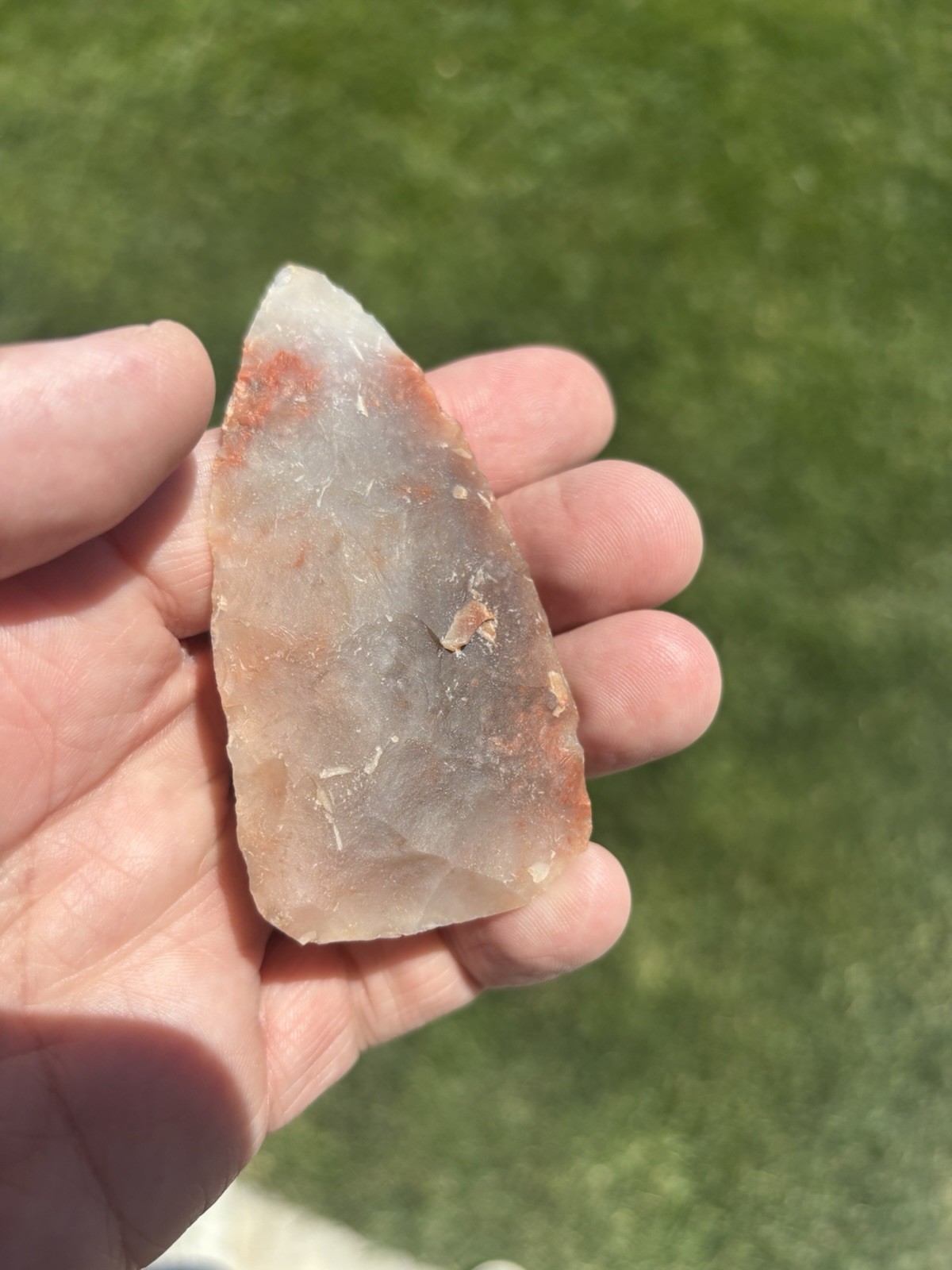 Traditional Native American Stone Arrow Head Knife Blade Skinning Tool Beautiful