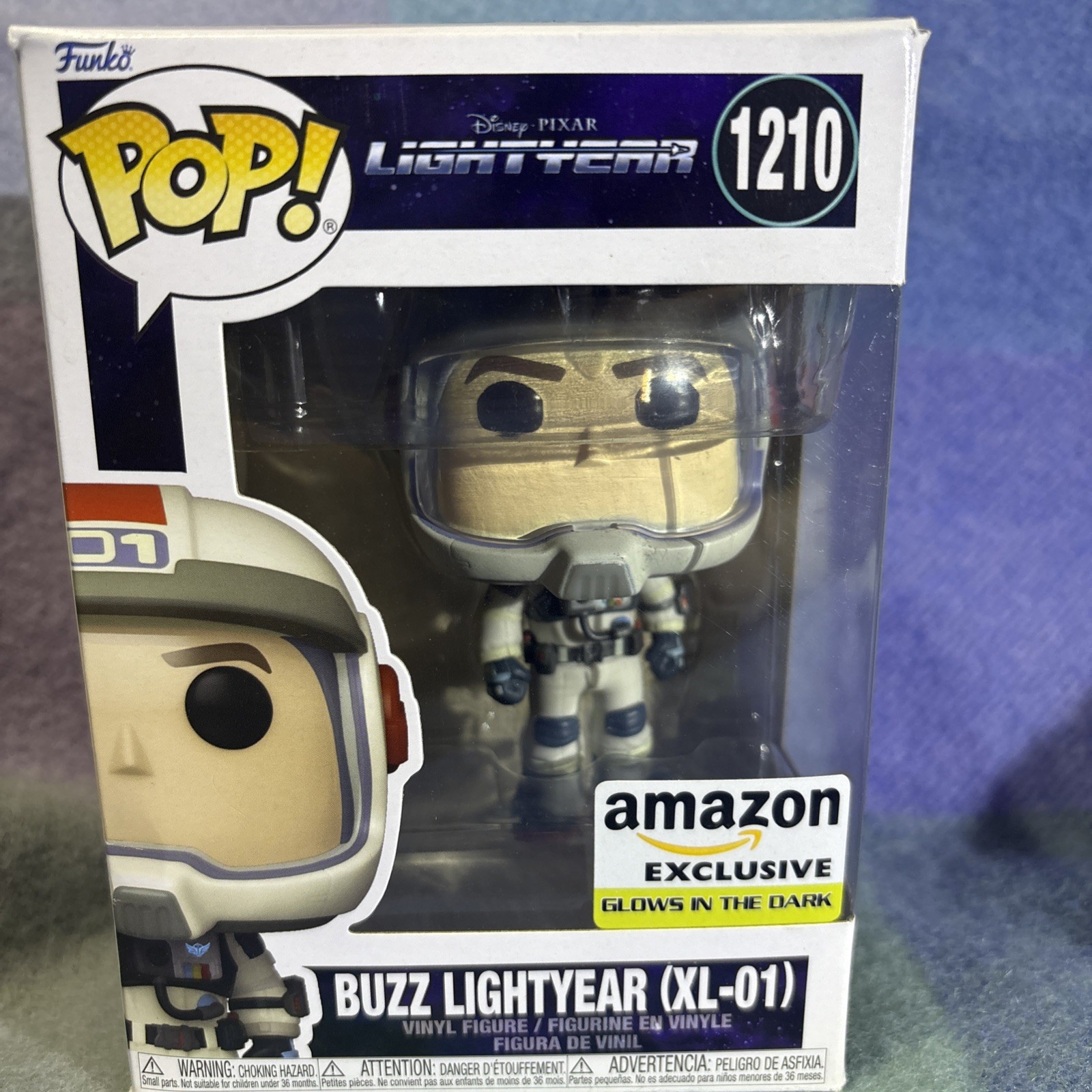 Buzz Lightyear Disney Pixar XL-01 Glow Amazon Exclusive Funko Pop #1210