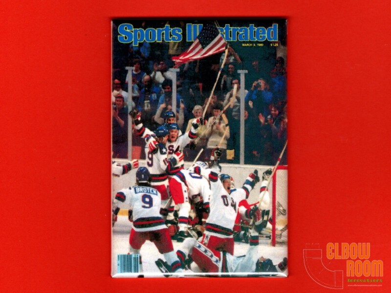 Sports Illustrated March 1980 cover art 2×3″ fridge magnet USA Hockey