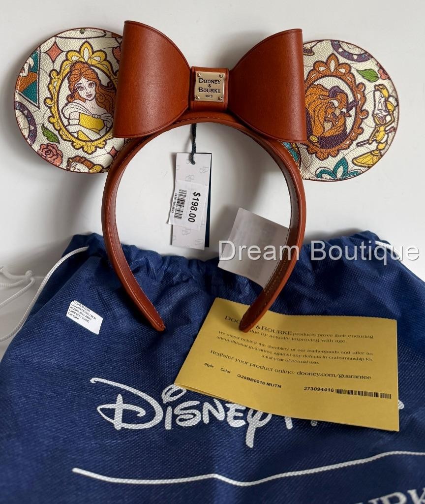 Disney Dooney & Bourke Beauty and The Beast Headband NWT
