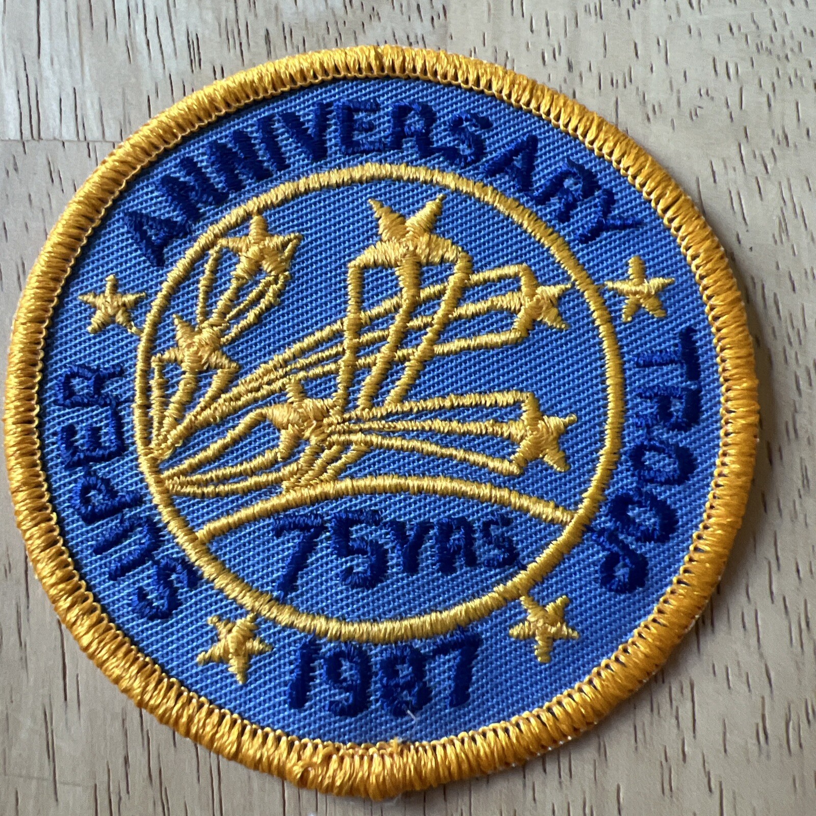 Vintage 1987 BSA Super Anniversary Troop 75yrs Patch