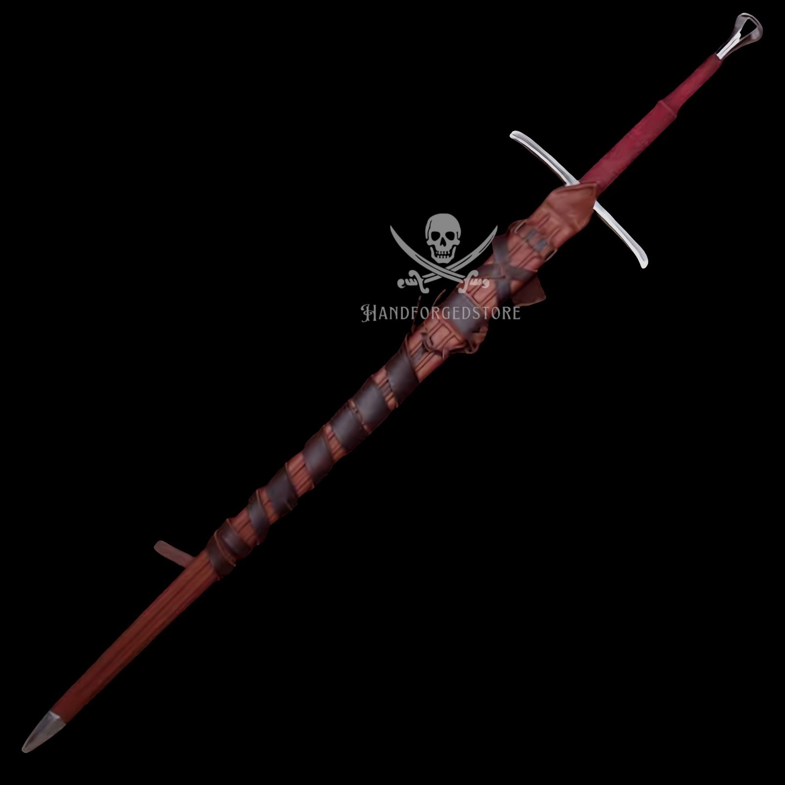 Medieval Olbrecht German Longsword High Carbon Steel, two handed templar sword