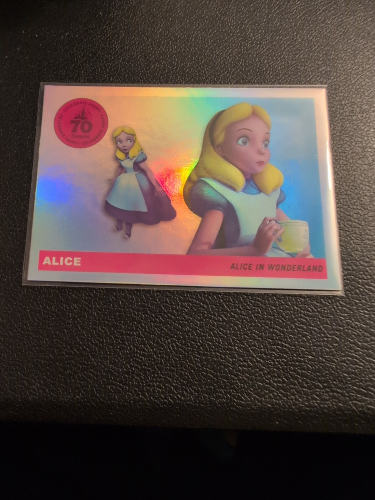 2025 Topps Disneyland 70th Anniversary Alice Icons Refractor Trading Card