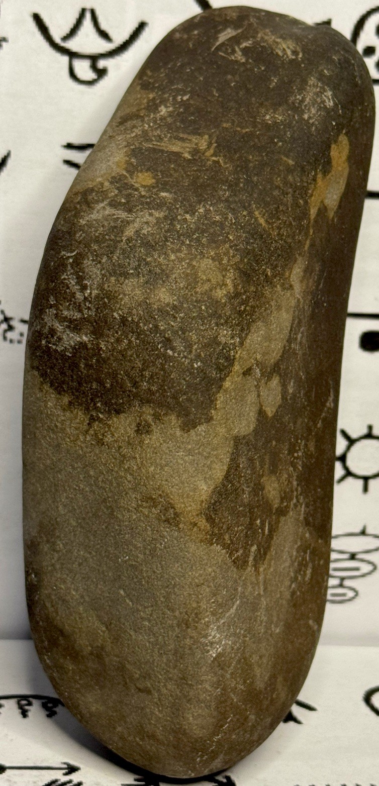 Native American Indian Authentic Ancient Stone Effigy Stained 1 lb 10 oz • VA