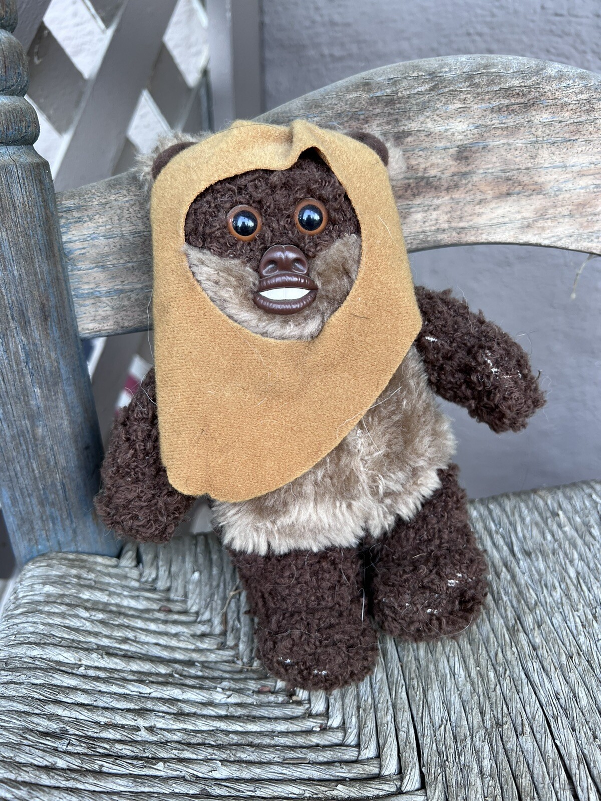 Star Wars Buddies Wicket the Ewok Beanie Plush by Kenner 7″ Vintage 1997