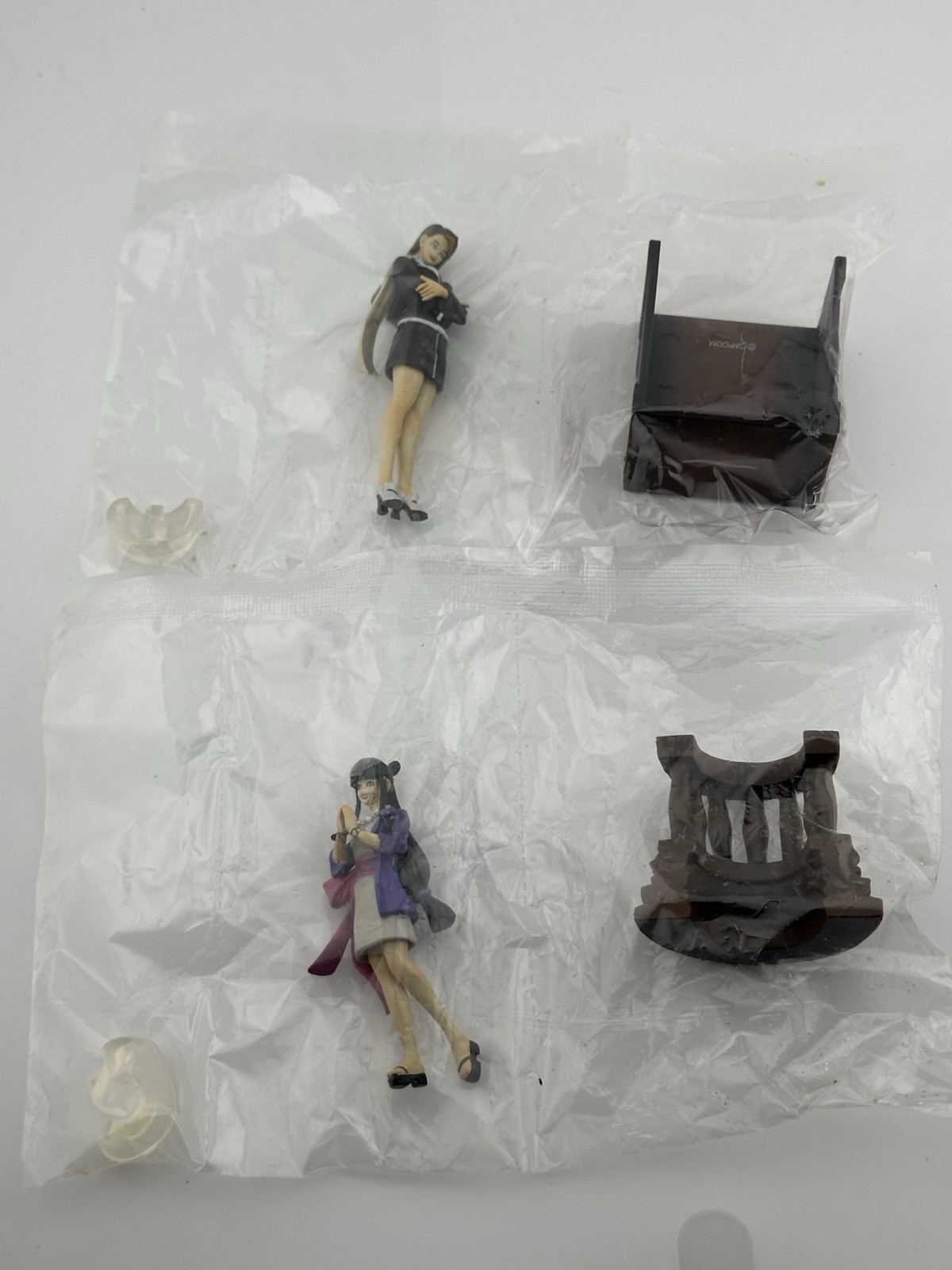Capcom Ace Attorney Series Gyakuten Saiban Prize Figure Mia Fey + Maya Fey