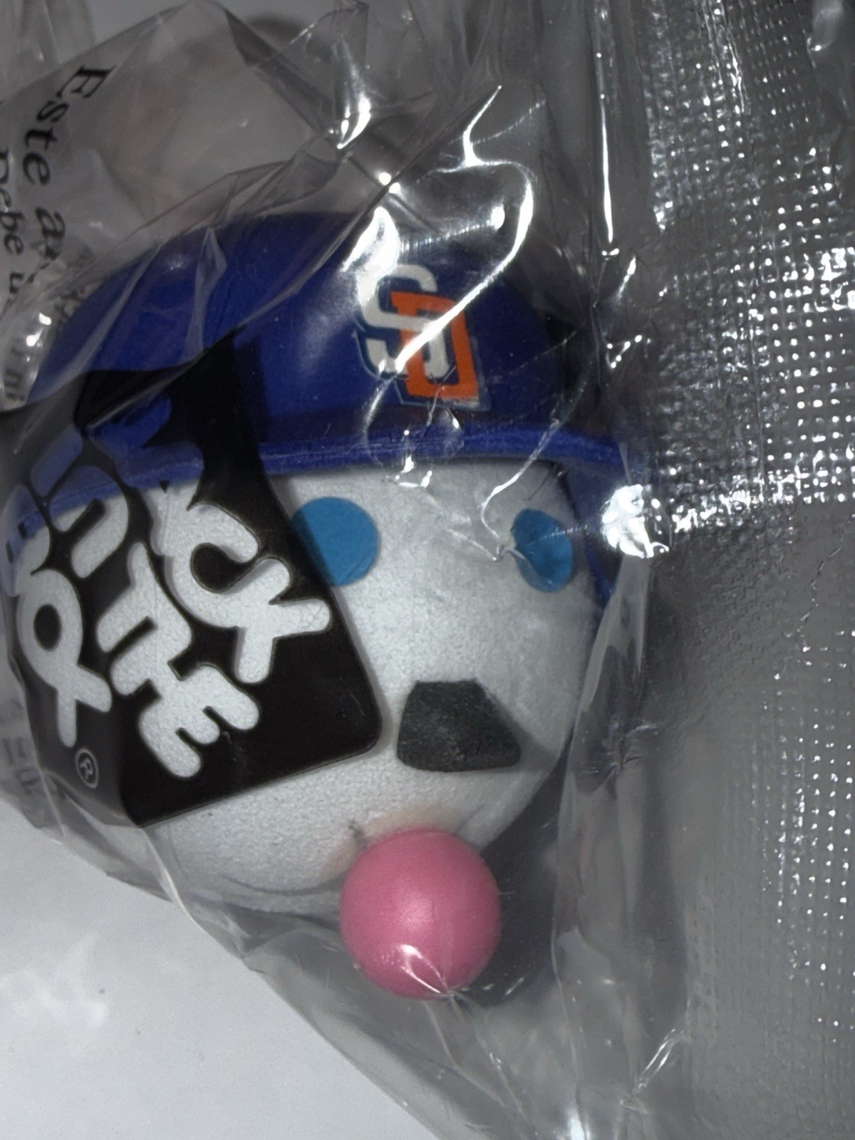Jack in the Box San Diego PADRES Helmet Antenna Ball Topper 2002- New In Bag