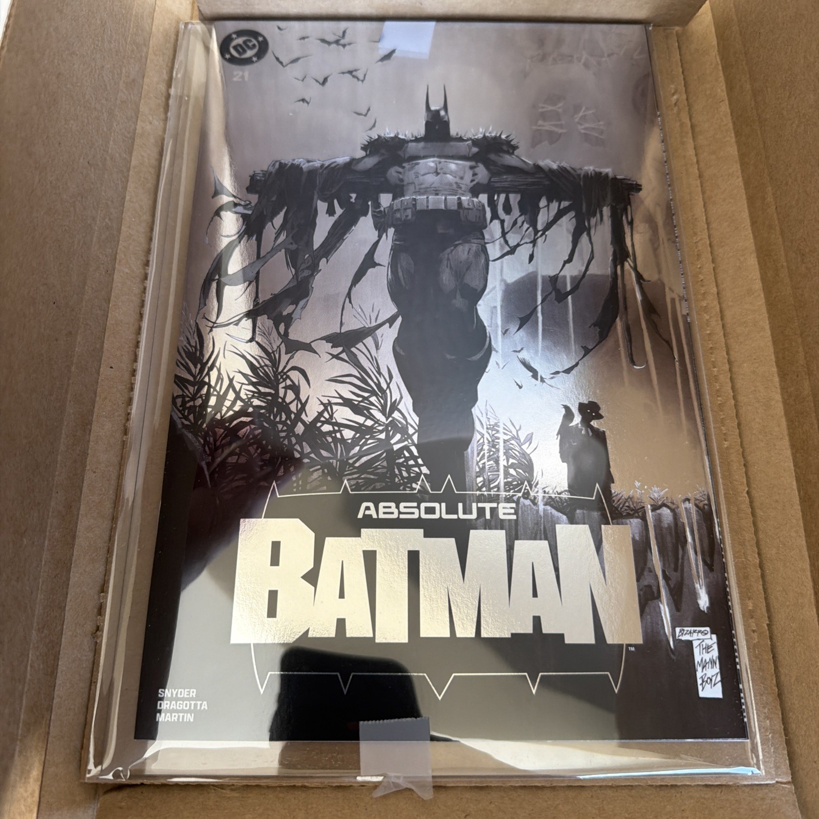 ABSOLUTE BATMAN #21 SETH MANN SILVER SCREEN UNSIGNED 🦇