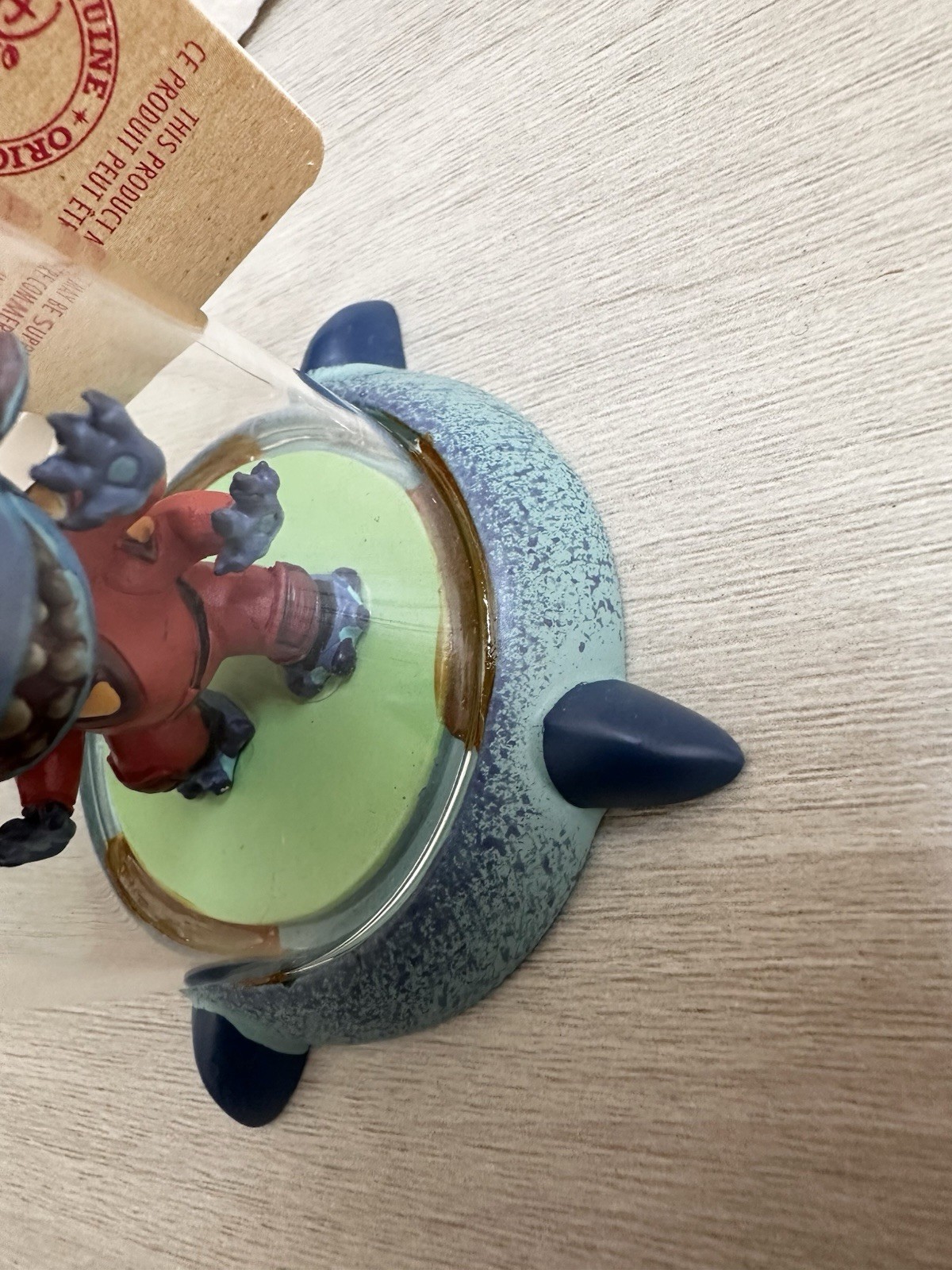 2016 Disney Store Stitch Experiment 626 Glass Dome Sketchbook Ornament