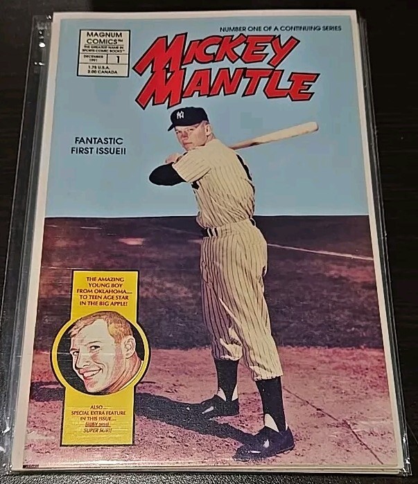 Magnum Comics – Mickey Mantle #1 1991 New York Yankees Legend