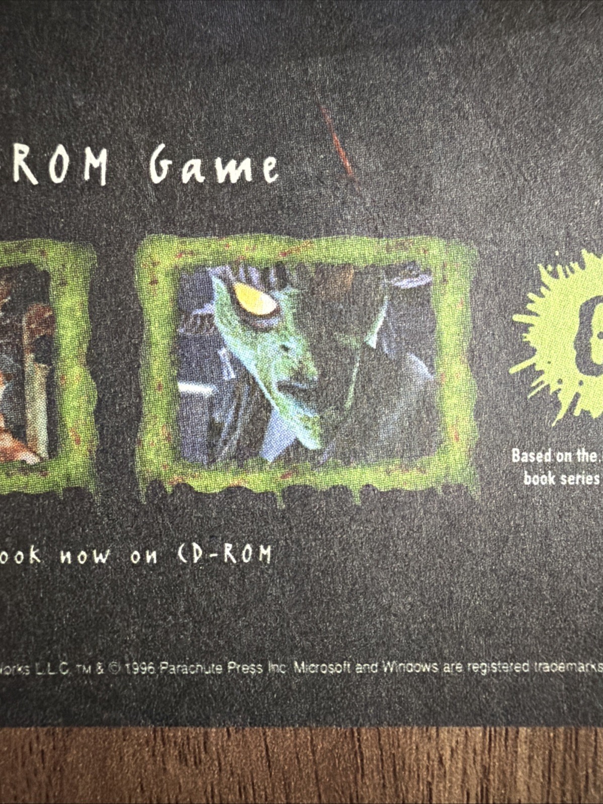 Goosebumps Escape From Horrorland PV Video Game Print Ad Horror Scary RL Stine