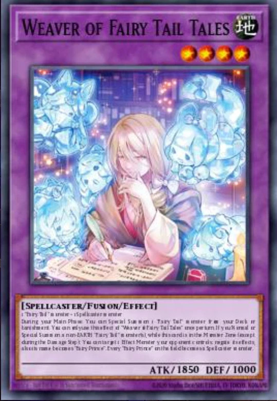 In-Hand! Yugioh BLZD-EN033 Weaver of Fairy Tail Tales Super