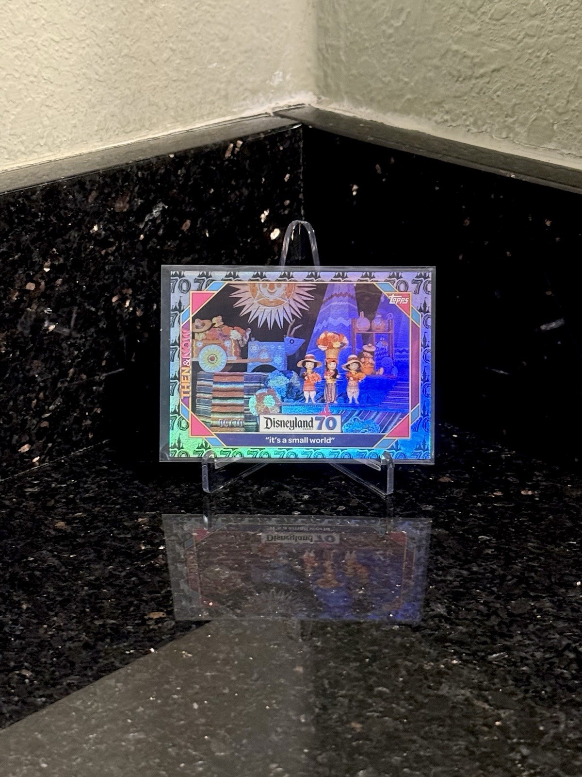 2025 Disney Topps 70th Anniversary (It’s A Small World) Foil 09/70 So Nice! New
