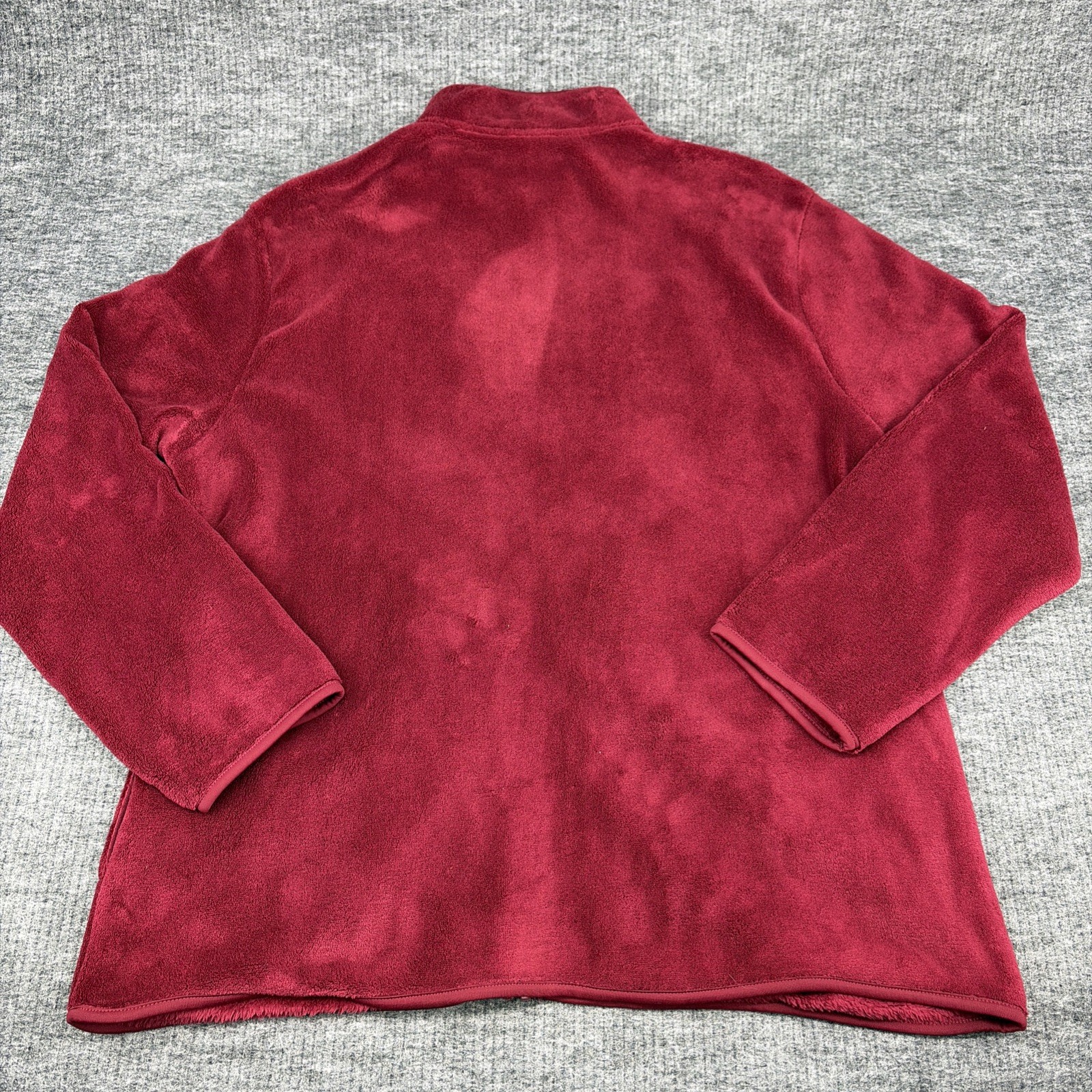 Disney Store Grumpy Burgundy Full-Zip Fleece Jacket – Size XLarge – New w/tags