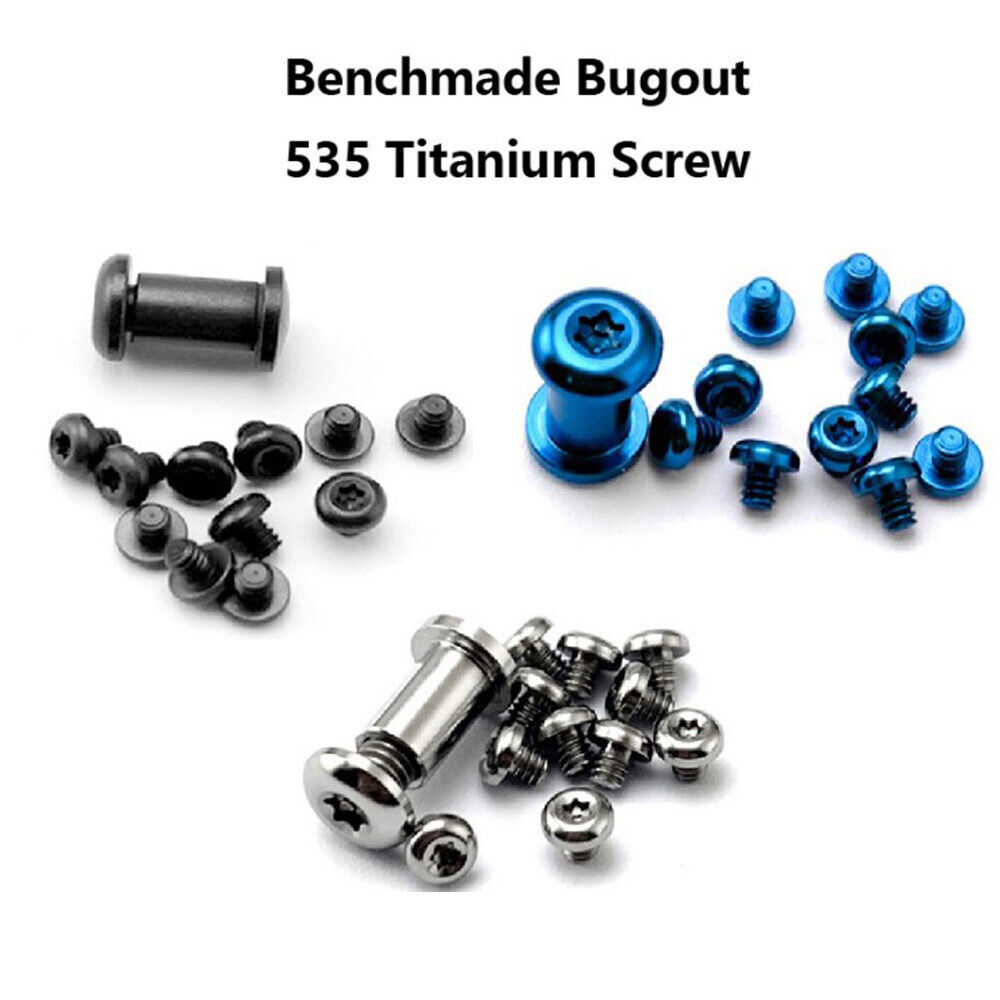 Black Blue Screw Pivot Dress Kit For Benchmade Bugout 535 USA