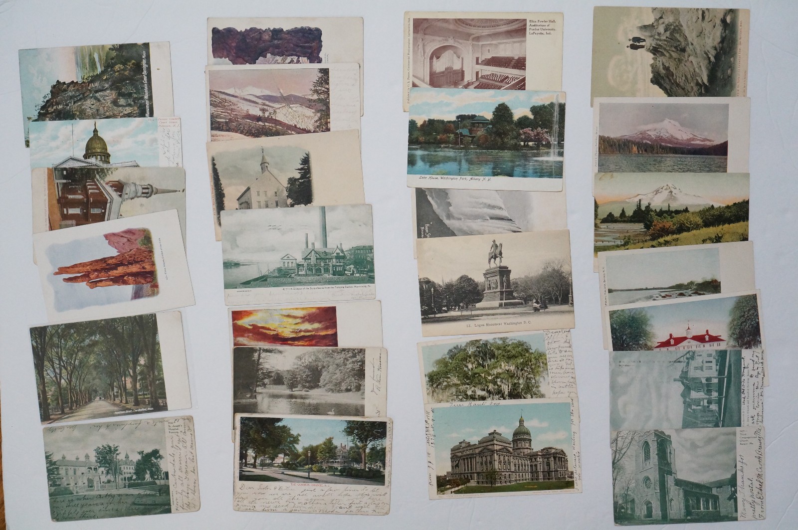 Postcard LOT 95 UNDIVIDED BACK Antique Old Post Cards United States Vintage Huge