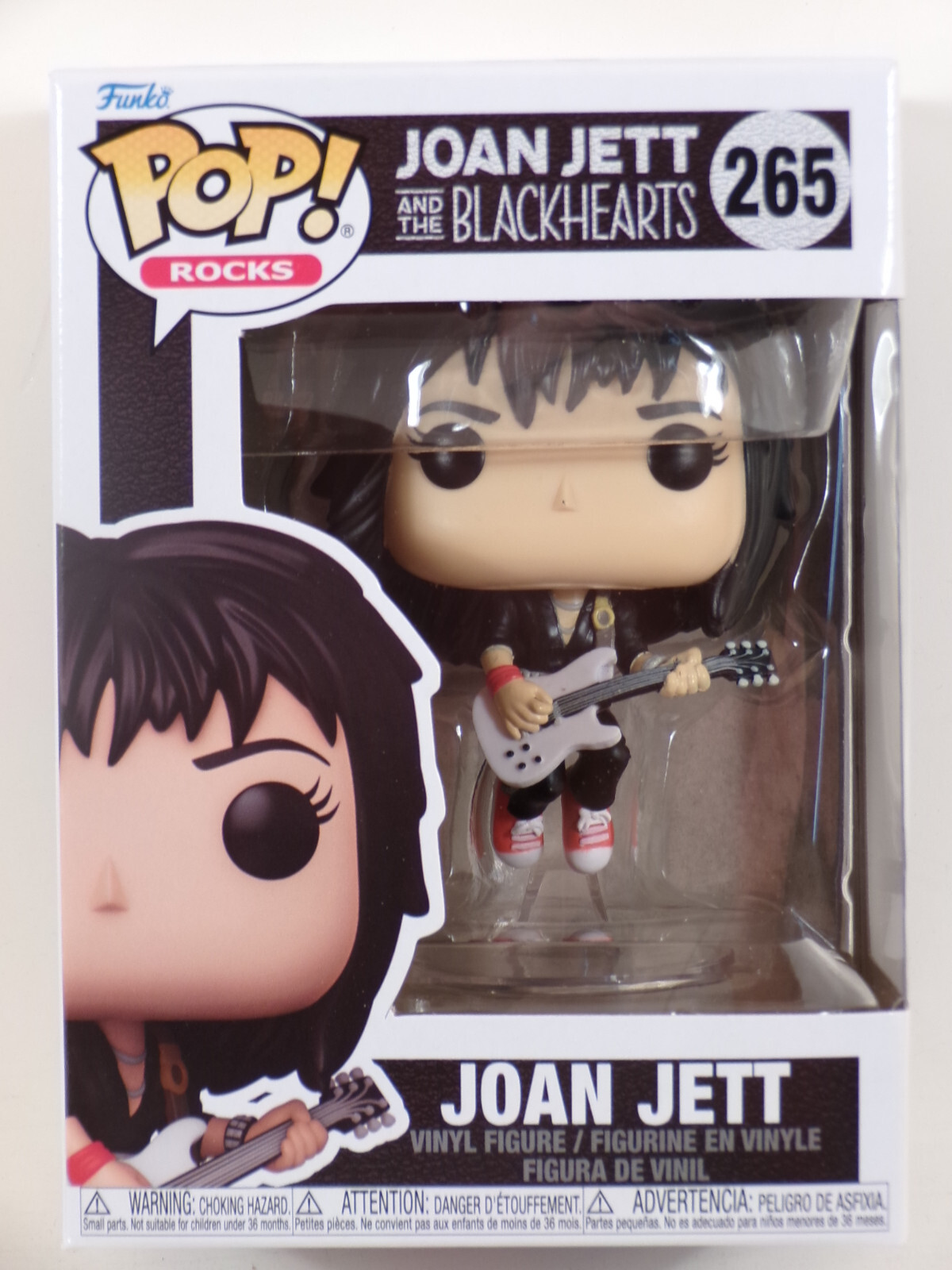 Funko POP Rocks – JOAN JETT Vinyl Figure #265 – Joan and the Blackhearts New!