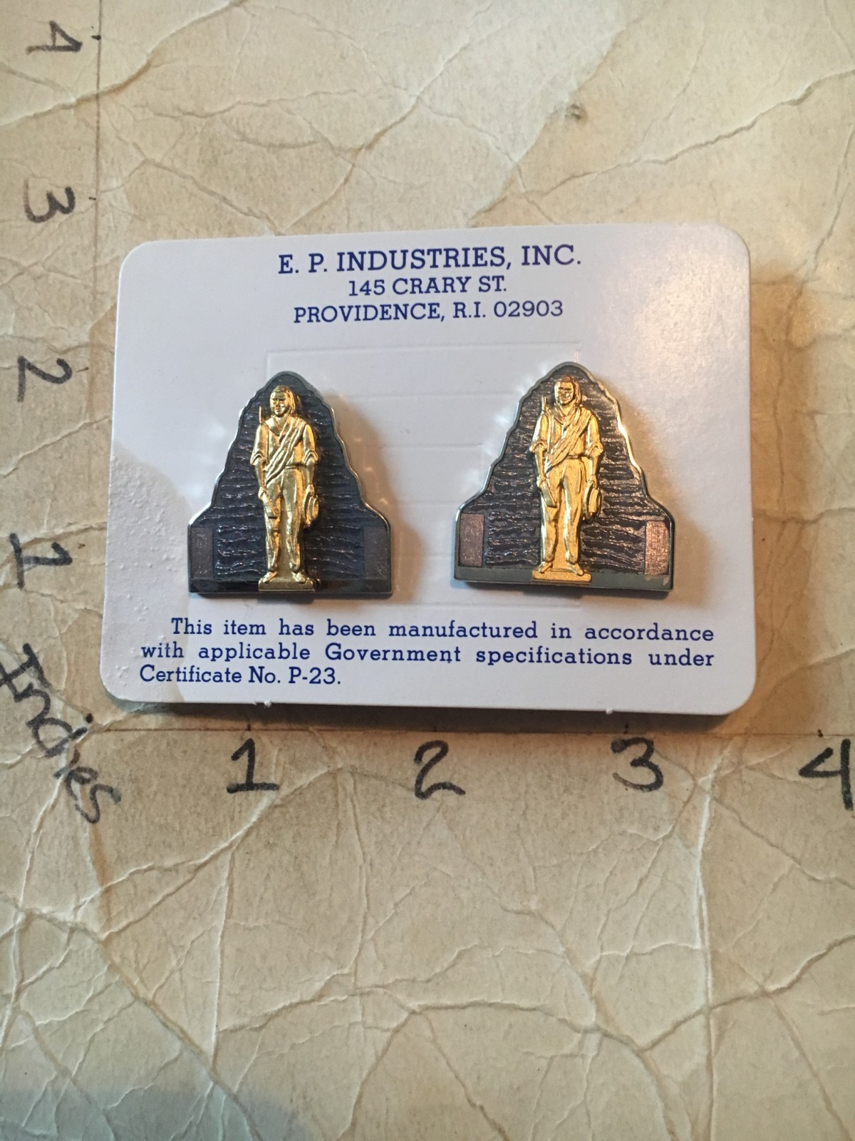 US Army 222nd Field Artillery , cb – Unit Crest, DI, DUI SET OF 2