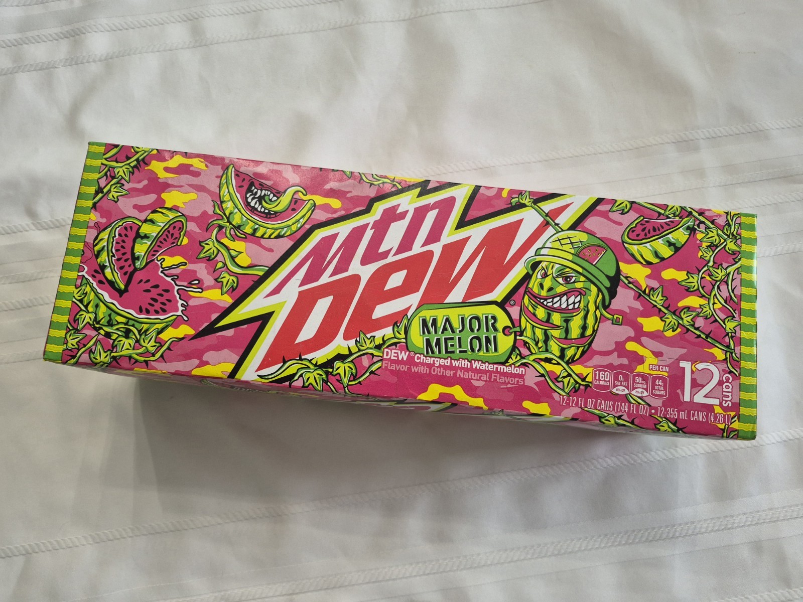 Mountain Dew Major Melon 12 Pack NEW ~ UNOPENED