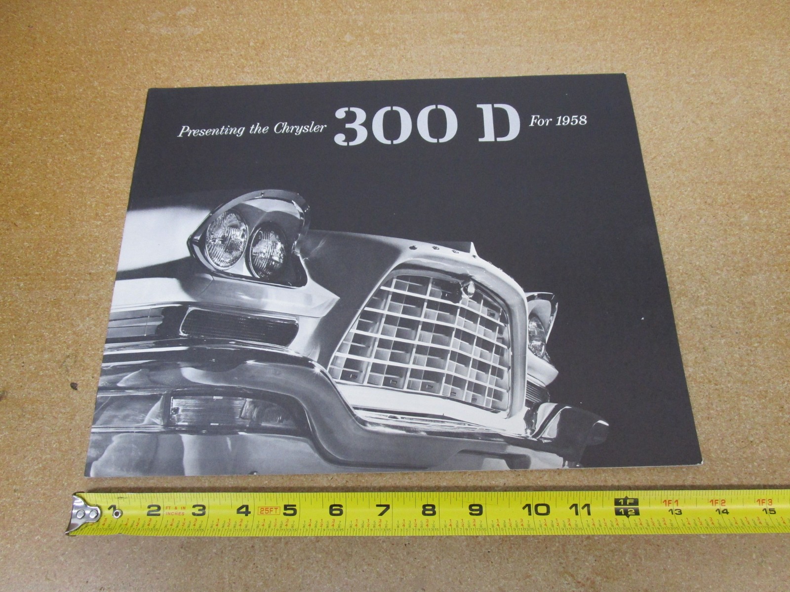 1958 Chrysler 300D 300 D sales brochure BIG 8pg ORIGINAL literature VERY NICE