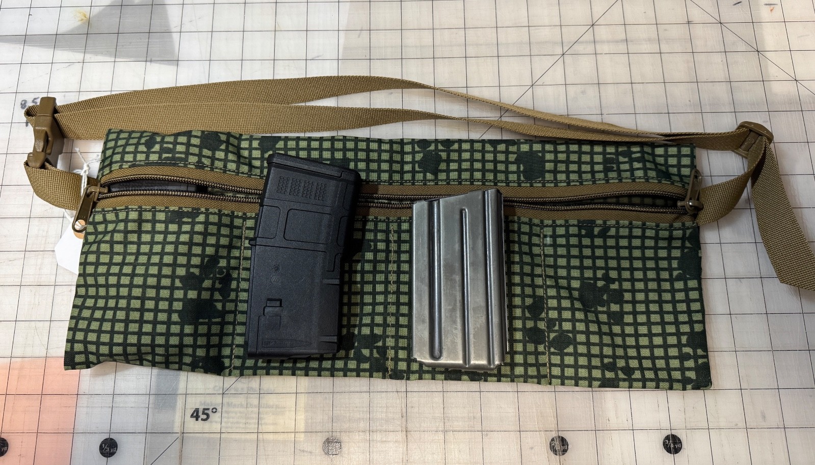 Eight Ball Gear bandoleer/bandolier for Pmag Gen 3 mags in Desert Night Camo!