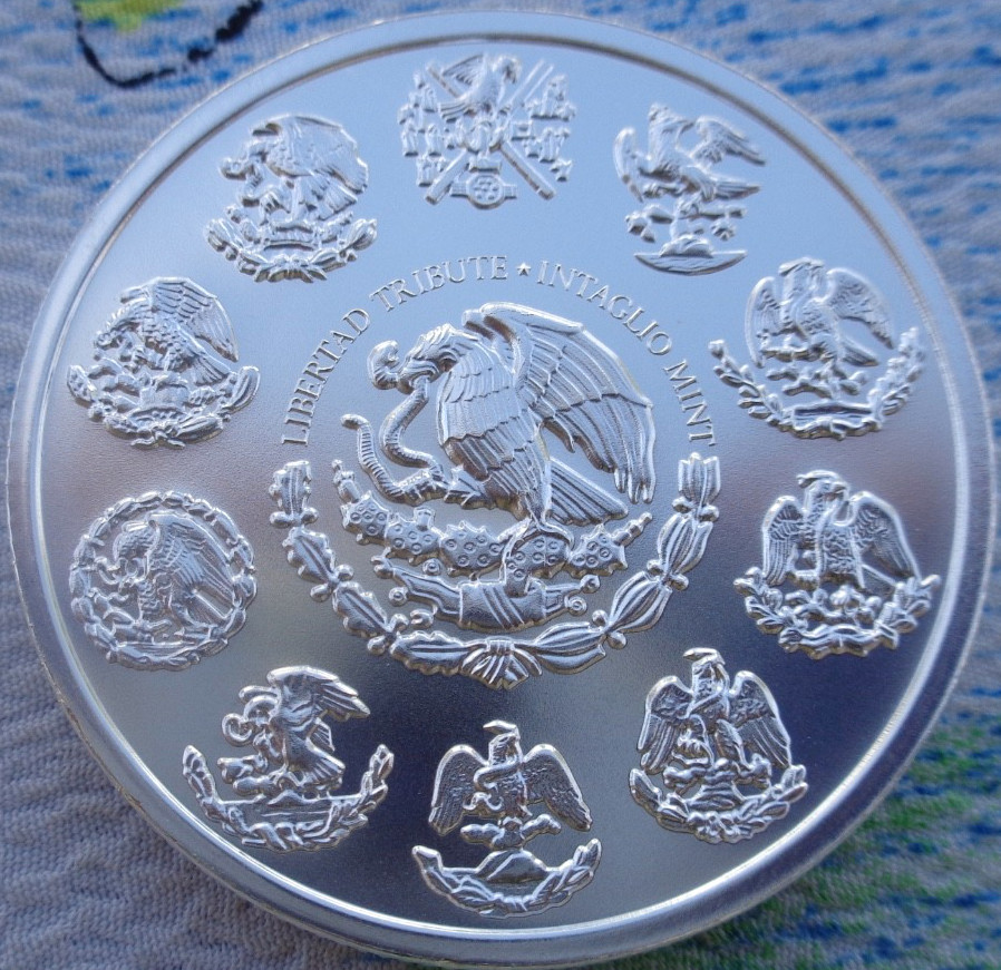 1 o z. 2026 LIBERTAD OF MEXICO c0in tribute BU round .999 siIver