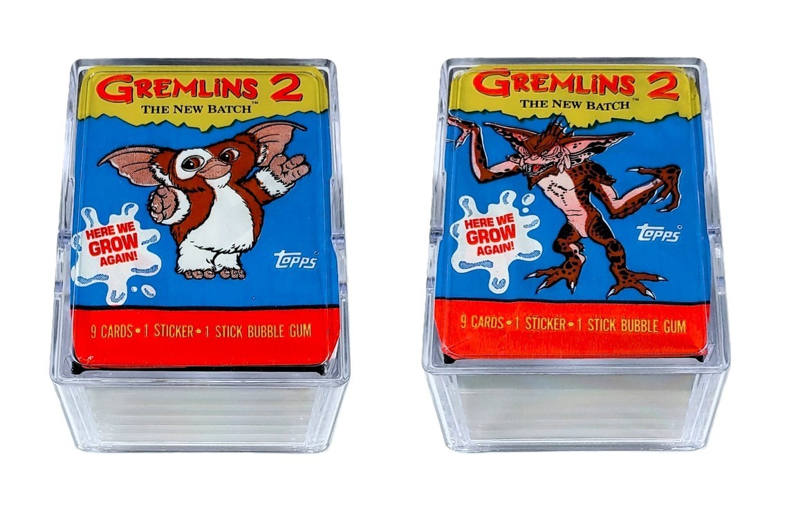1990 Topps Gremlins 2: The New Batch #1-88 Base Card Set W/Case/X2 Wrappers! NM!