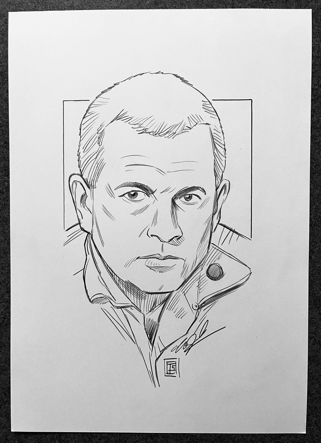 Alien Ash Ian Holm ORIGINAL PENCIL SKETCH by Tim Shinn