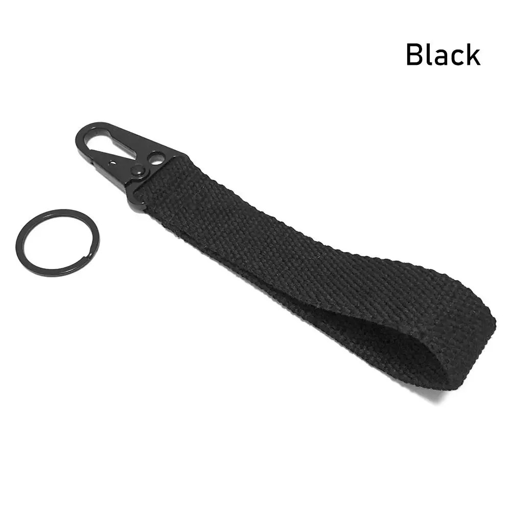 1Pcs New Nylon Keychain Webbing Colorful Hanging Wrist Strap High Strong Univers